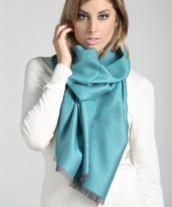 doubleface1413 grey turquoise